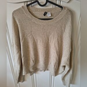 H&M Divided Beige Knit Sweater